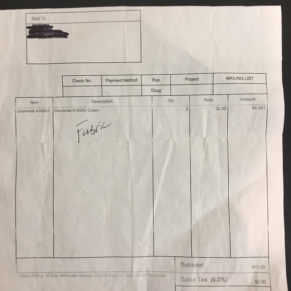 Pretty Fabric 2 Yards - Picture 3 of 5